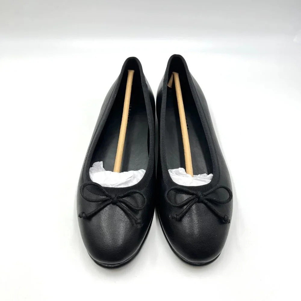 Aerosoles Womens‎ Size 6.5 Homebet Black Slip On Ballet Flats Shoes